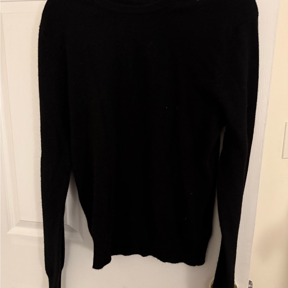 Naadam Black Cashmere Sweater